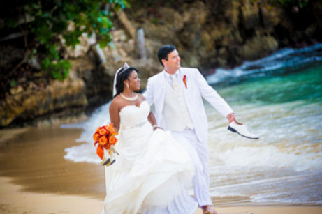 black man and white woman